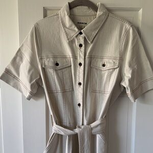 Boden Cream Jumpsuit